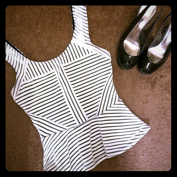 bebe Tops - BEBE Flirty Peplum